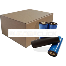 Ribbon Misto (Cera e Resina) Com 110mm x 91 Metros - Caixa Com 6 Bobinas