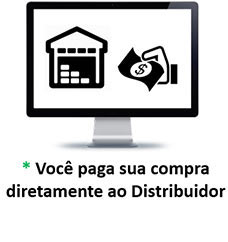 Você paga sua compra diretamente ao distribuidor